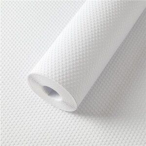 White Shelf Liner Waterproof Drawer Cabinet Liner 17.7 x 96 Inch Kitchen Mat
